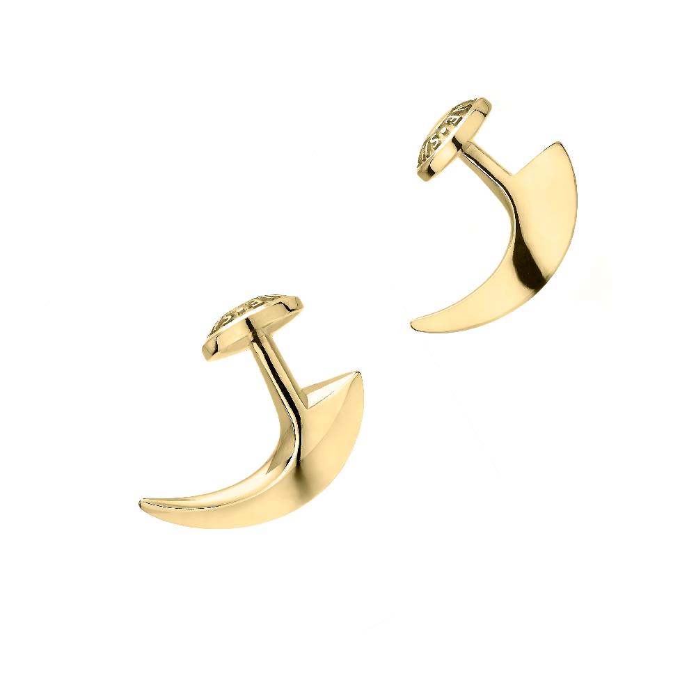 Shaun Leane Hook Cufflinks - Yellow Gold Vermeil