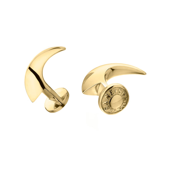 shaun leane Hook Cufflinks - Yellow Gold Vermeil