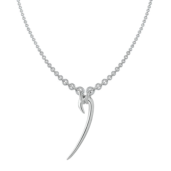 shaun leane Hook Drop Necklace - Silver