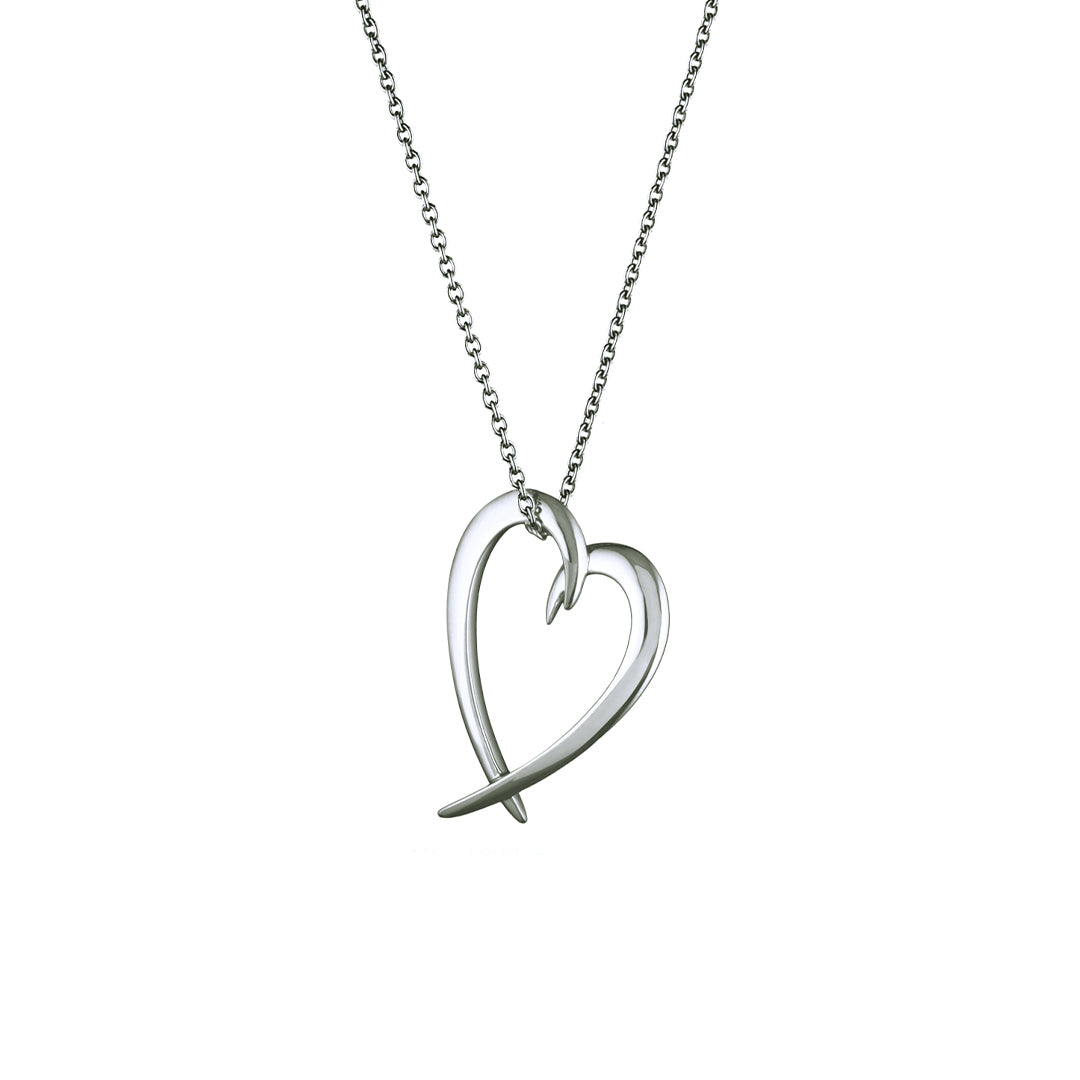 Shaun Leane Hook Heart Pendant - Silver