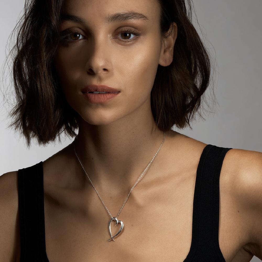 Shaun Leane Hook Heart Pendant - Silver