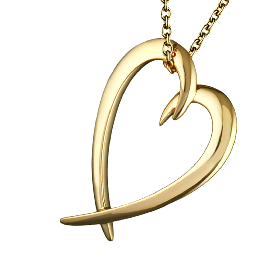 Shaun Leane Hook Heart Pendant - Yellow Gold Vermeil
