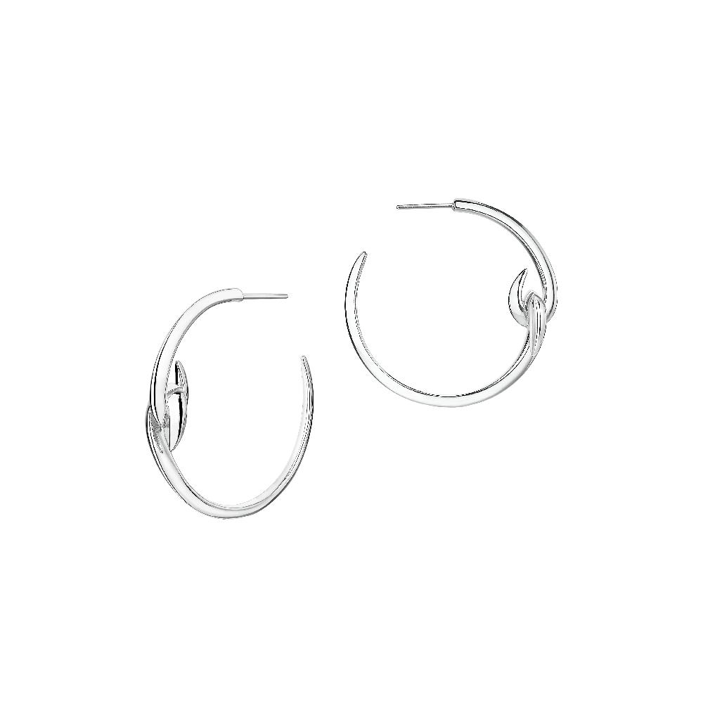 Shaun Leane Hook Hoop Earrings - Silver