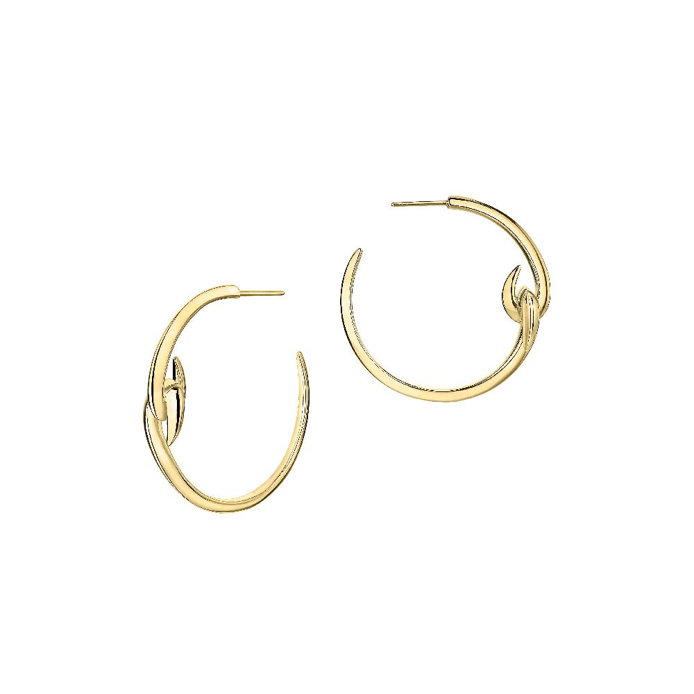 Shaun Leane Hook Hoop Earrings - Yellow Gold Vermeil
