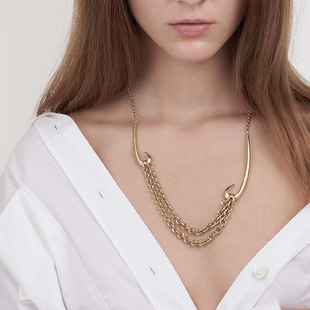 Shaun Leane Hook Multi Pendant - Yellow Gold Vermeil
