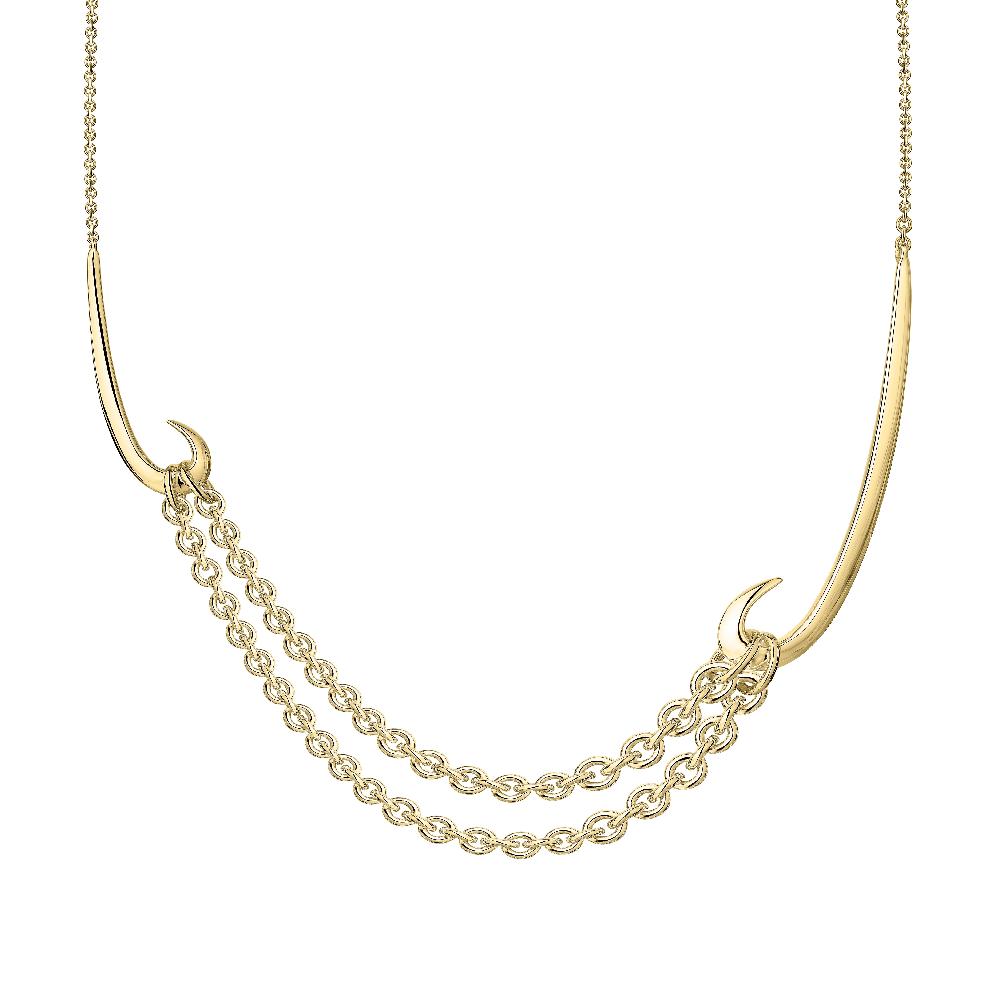 Shaun Leane Hook Multi Pendant - Yellow Gold Vermeil