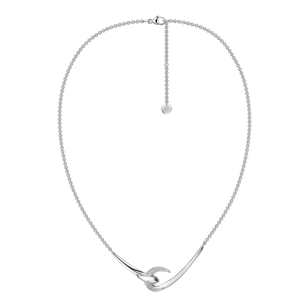 shaun leane Hook Pendant - Silver & Diamond