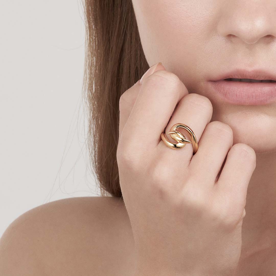 Shaun Leane Hook Ring - Yellow Gold Vermeil