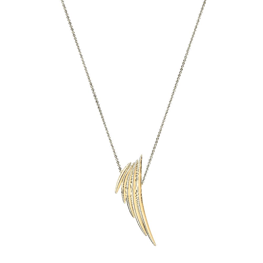 Shaun Leane Quill Drop Pendant - Yellow Gold Vermeil