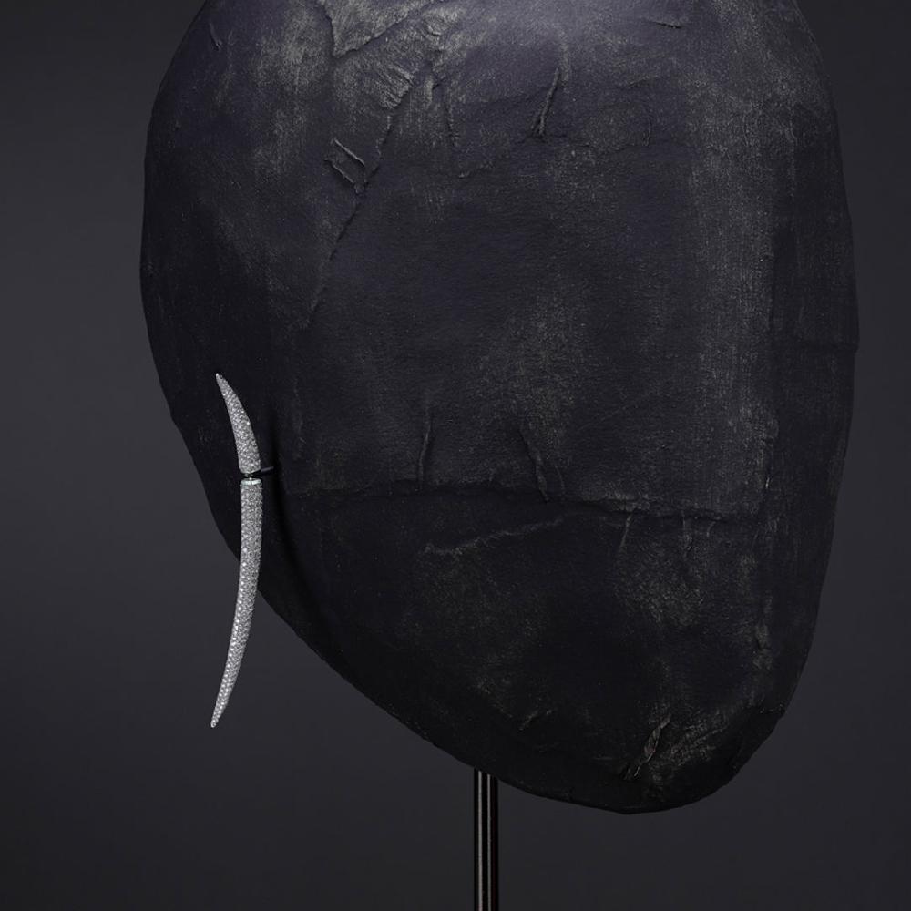 Shaun Leane Quill Earrings - Palladium & Diamonds