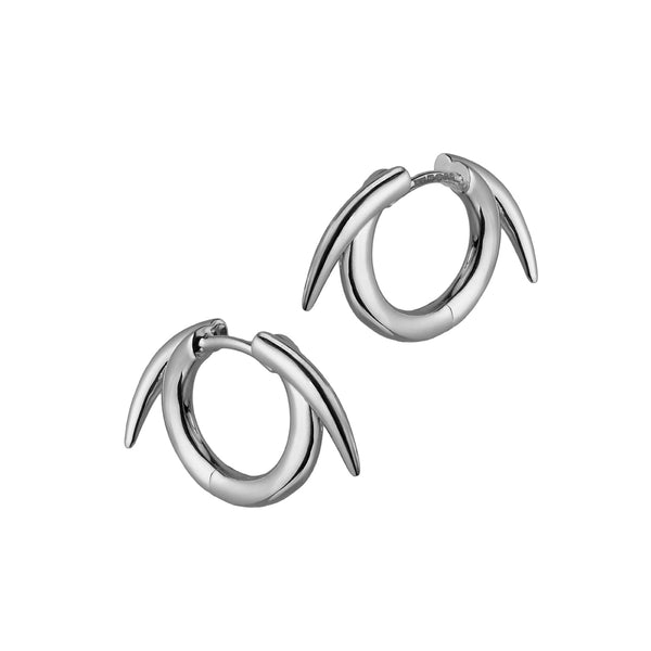shaun leane Quill Small Hoop Earrings - Silver