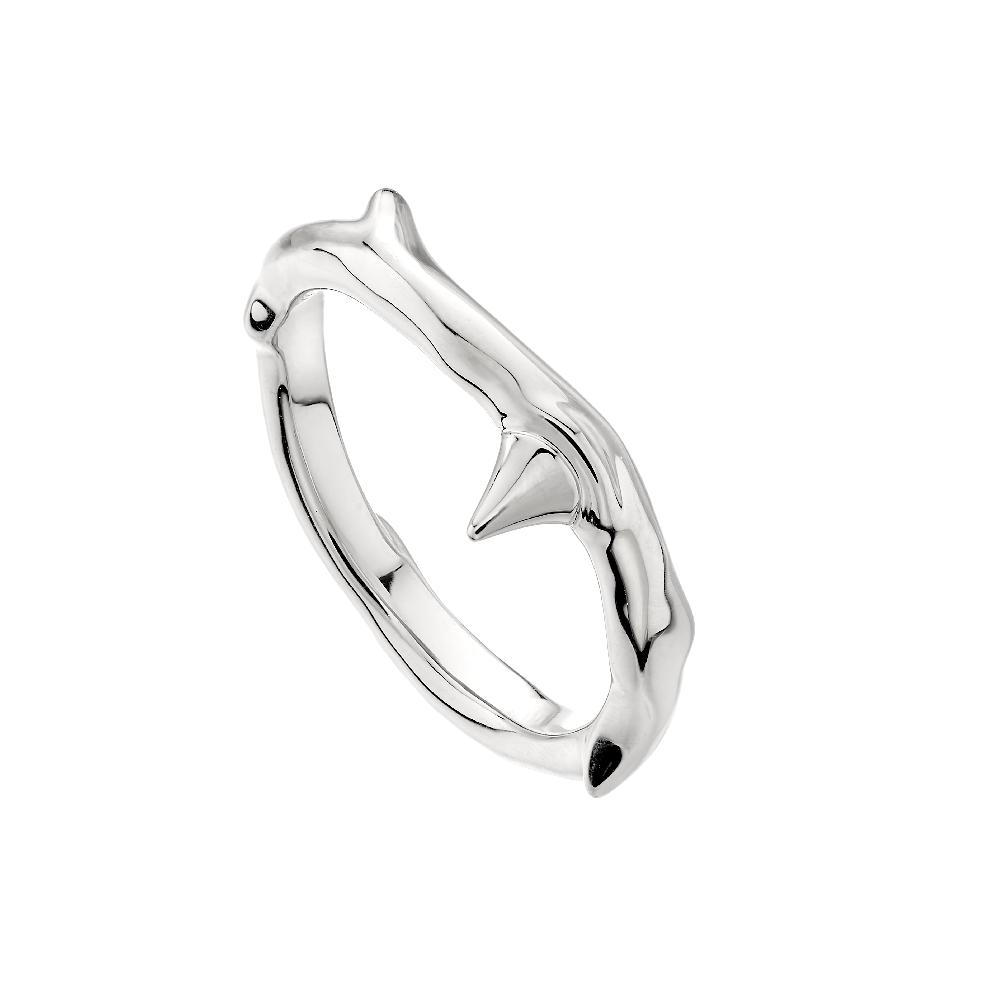 Shaun Leane Rose Thorn Band Ring - Silver