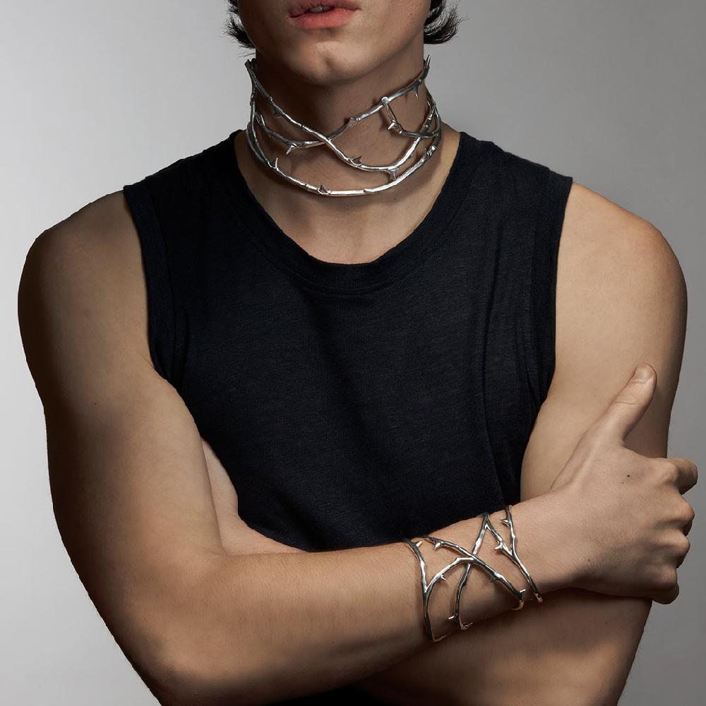Shaun Leane Rose Thorn Choker - Silver