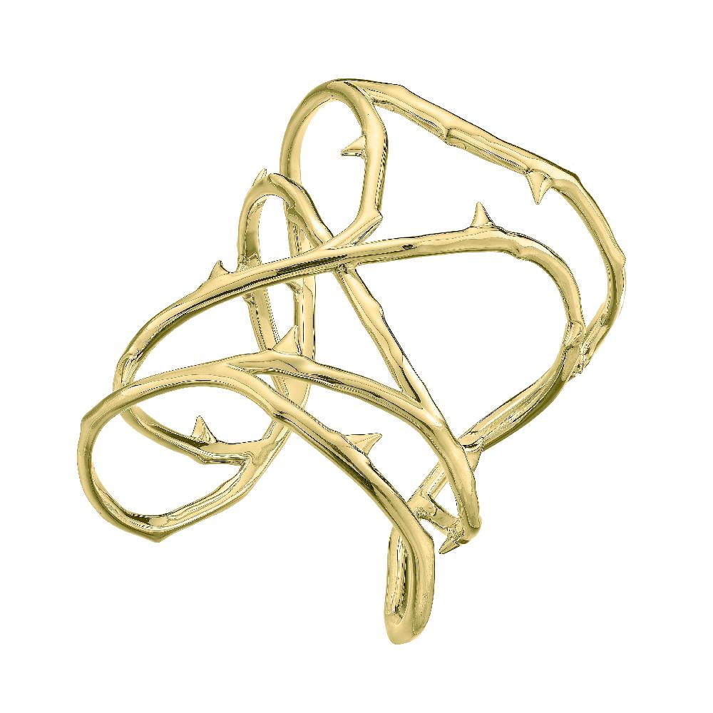 Shaun Leane Rose Thorn Cuff - Yellow Gold Vermeil