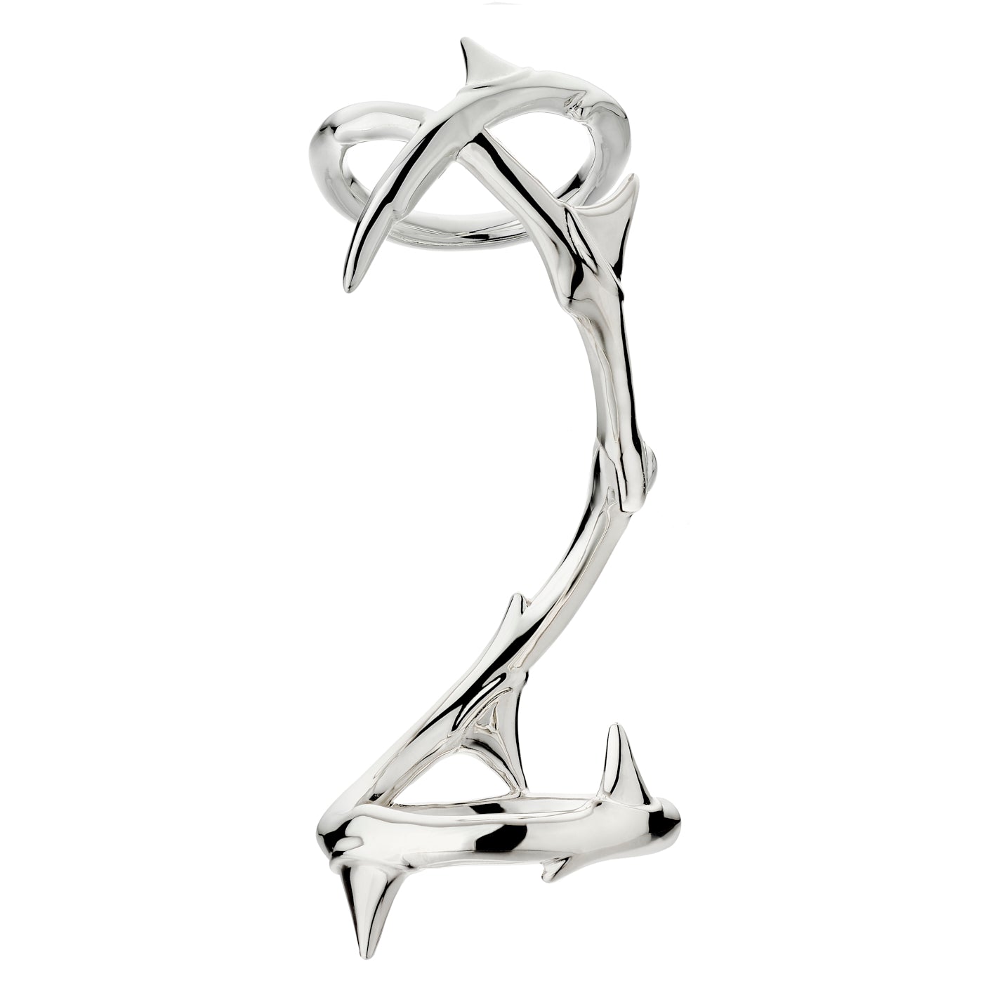 Shaun Leane Rose Thorn Hinged Ring - Silver