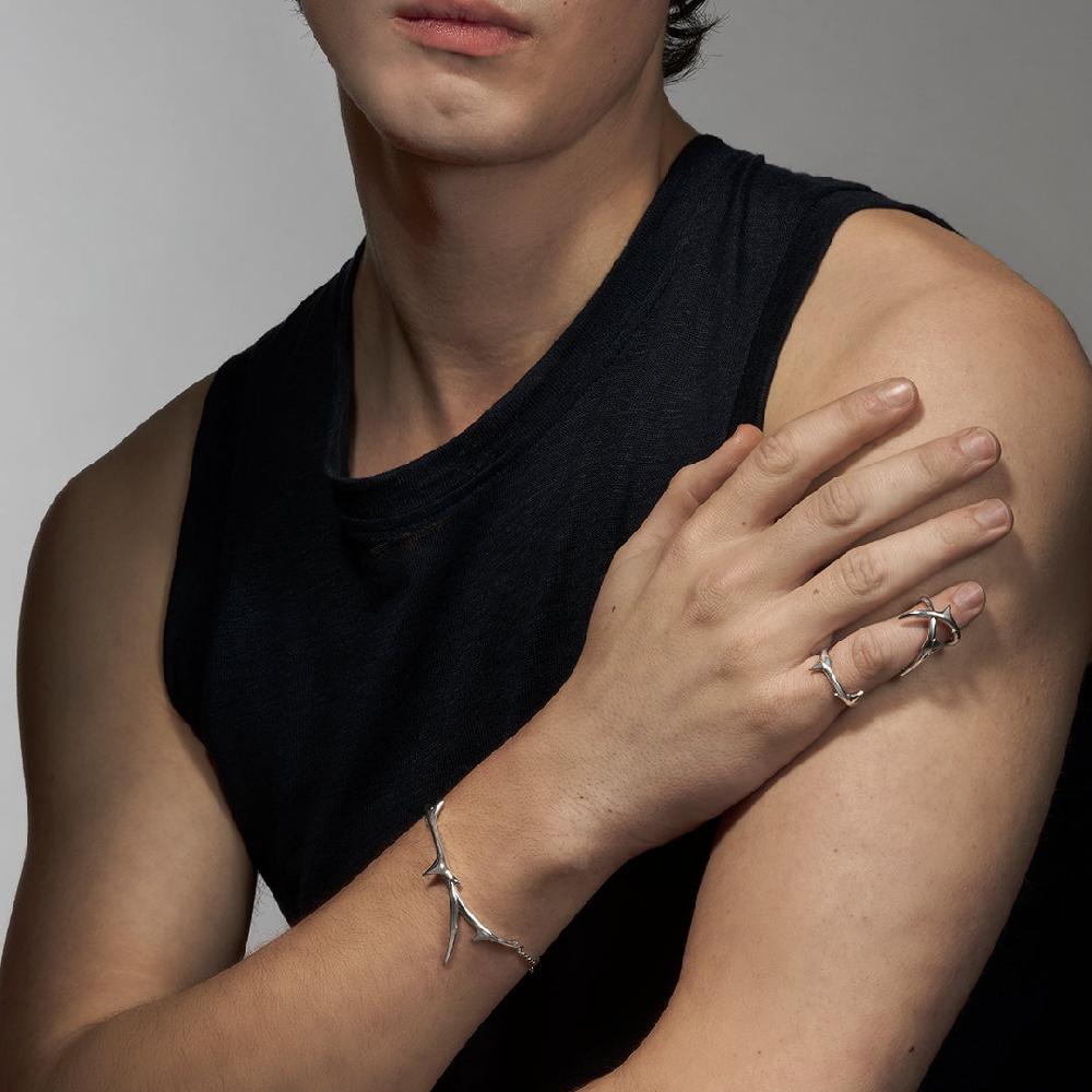 Shaun Leane Rose Thorn Linked Bracelet - Silver