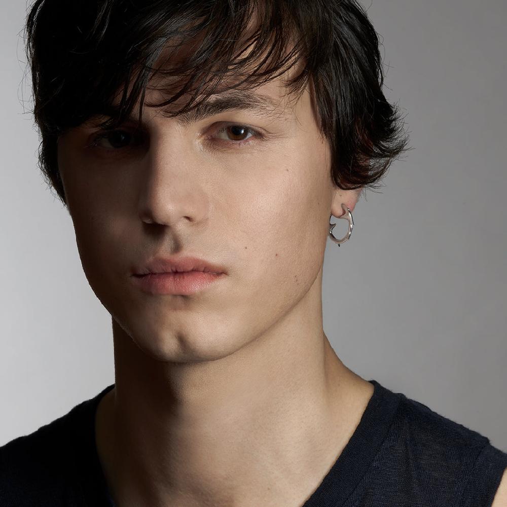 Shaun Leane Rose Thorn Small Hoop Earrings - Silver