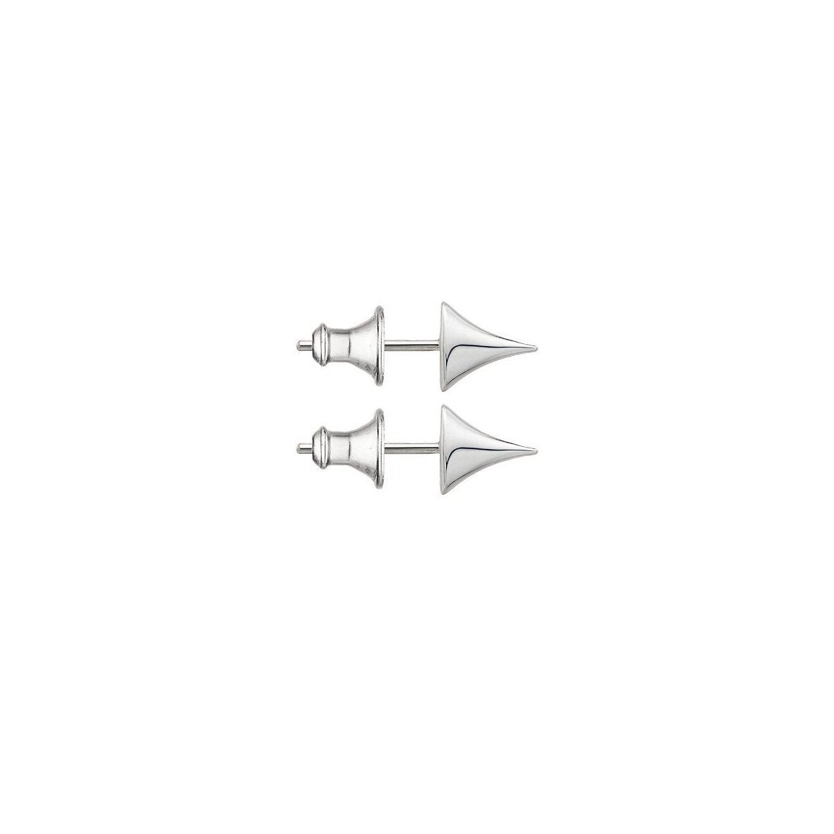 Shaun Leane Rose Thorn Stud Earrings - Silver