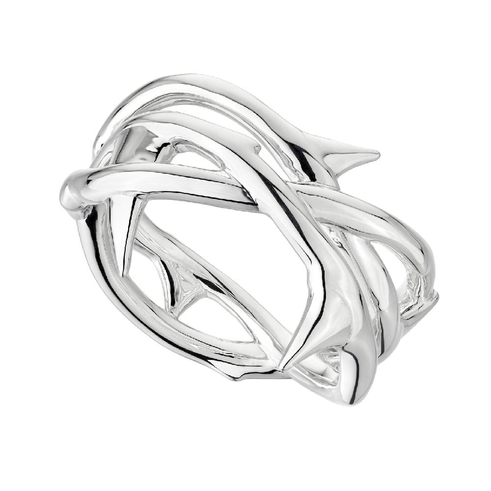 Shaun Leane Rose Thorn Triple Band Ring - Silver