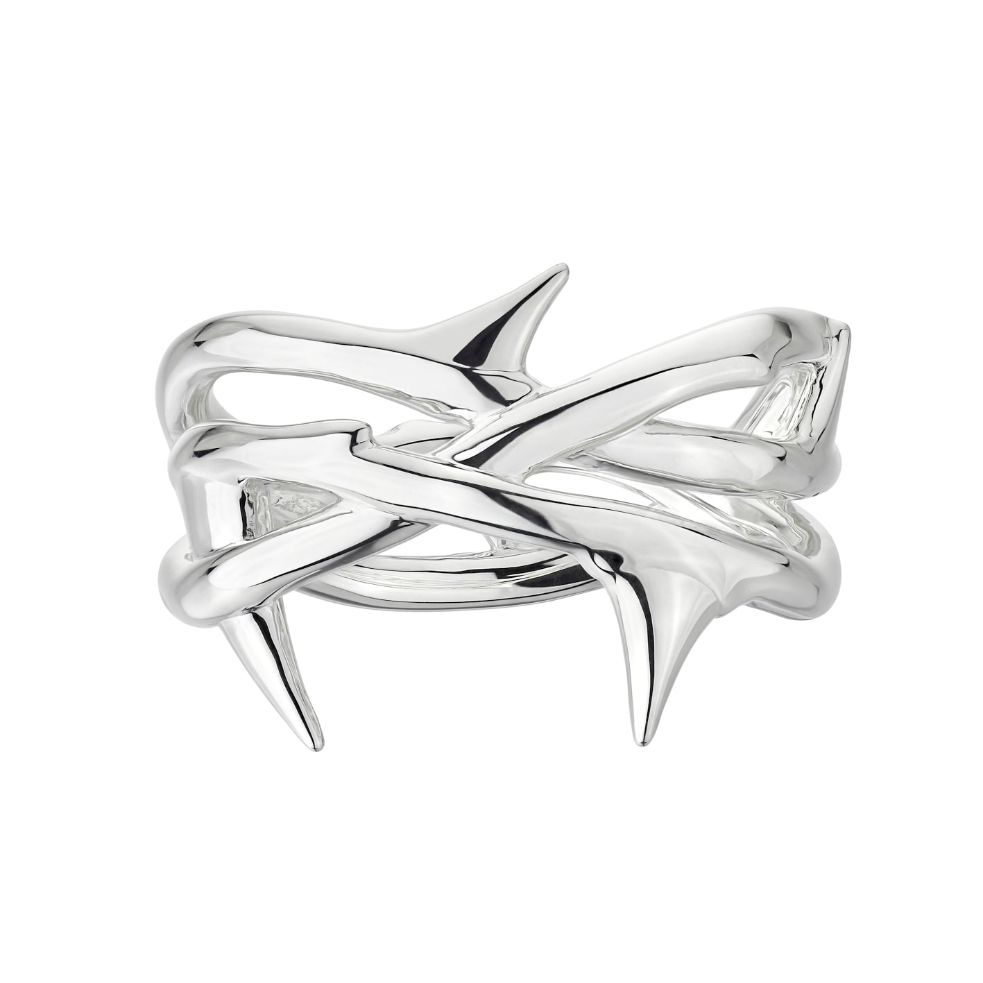 Shaun Leane Rose Thorn Triple Band Ring - Silver