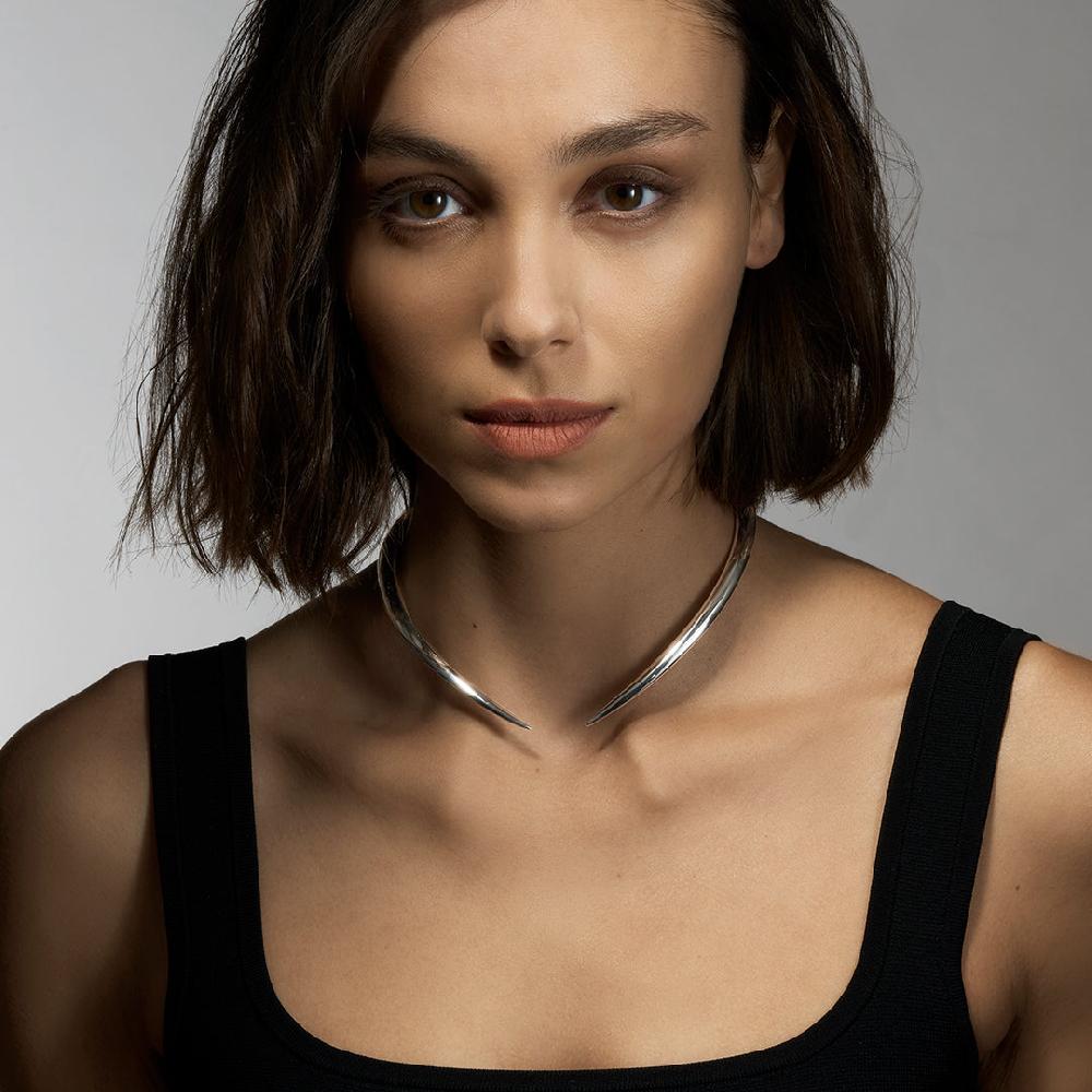 Shaun Leane Sabre Deco Torque - Silver