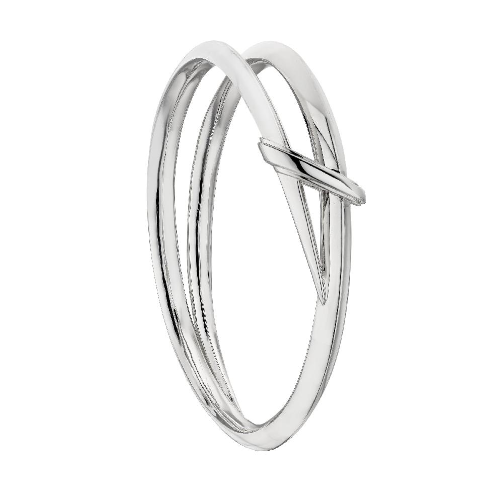 Shaun Leane Sabre Deco Twist Bangle - Silver