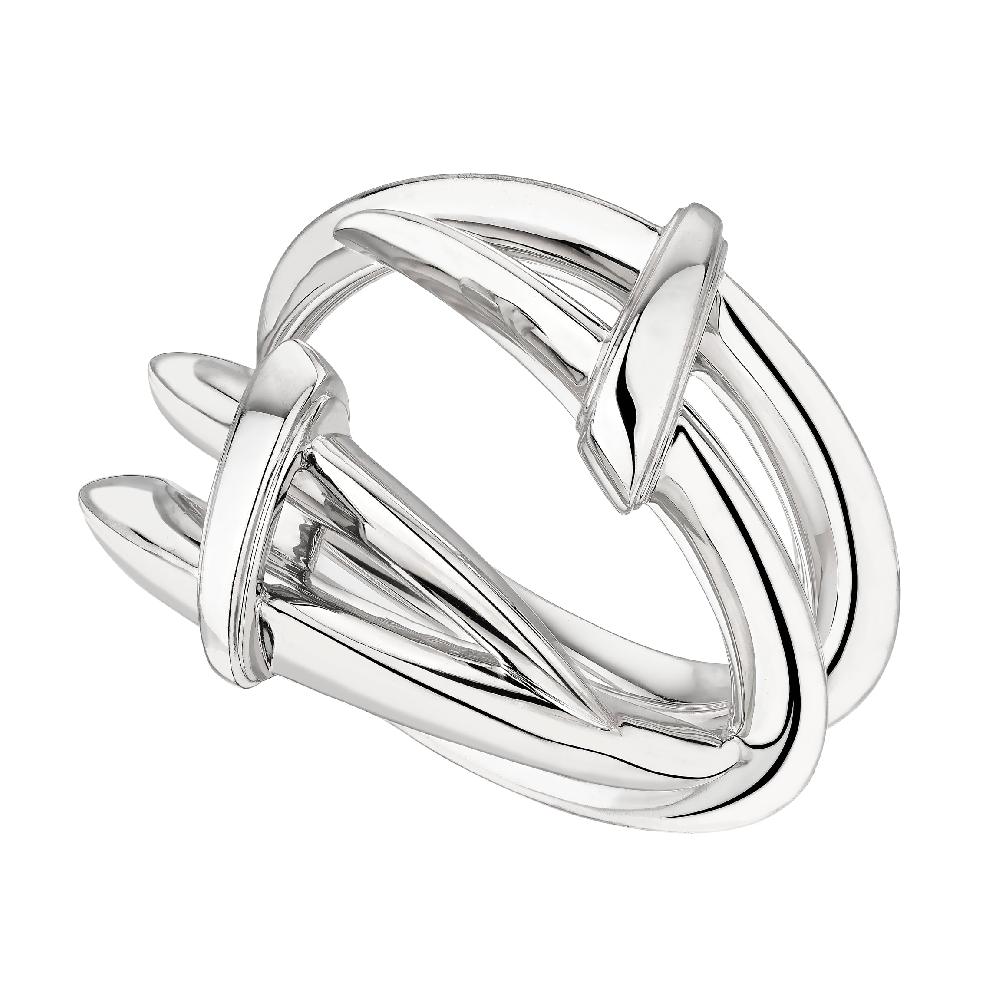 Shaun Leane Sabre Deco Twist Ring - Silver