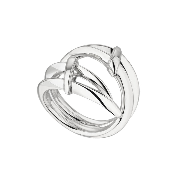 shaun leane Sabre Deco Twist Ring - Silver