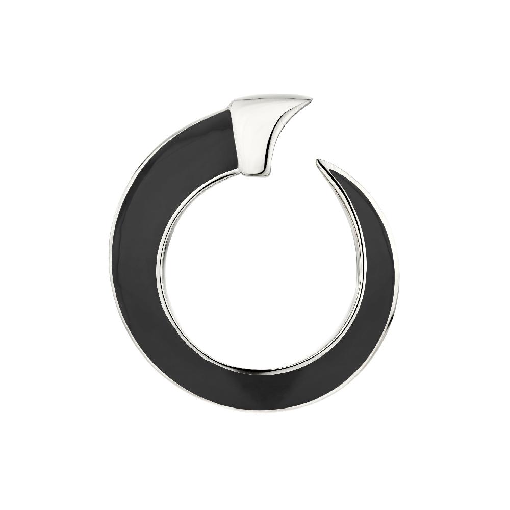 Shaun Leane Sabre Solis Ring - Silver & Jet Ceramic