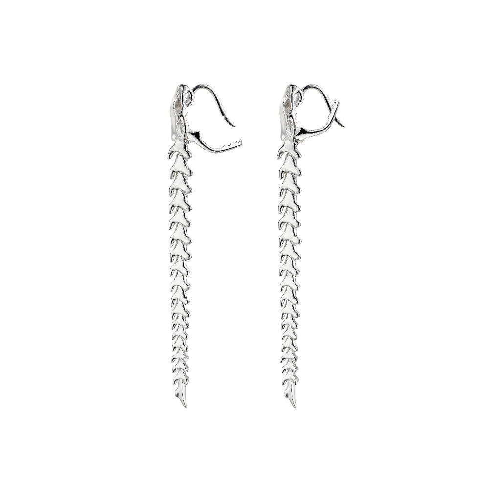 Shaun Leane Serpent's Trace Drop Earrings - Silver