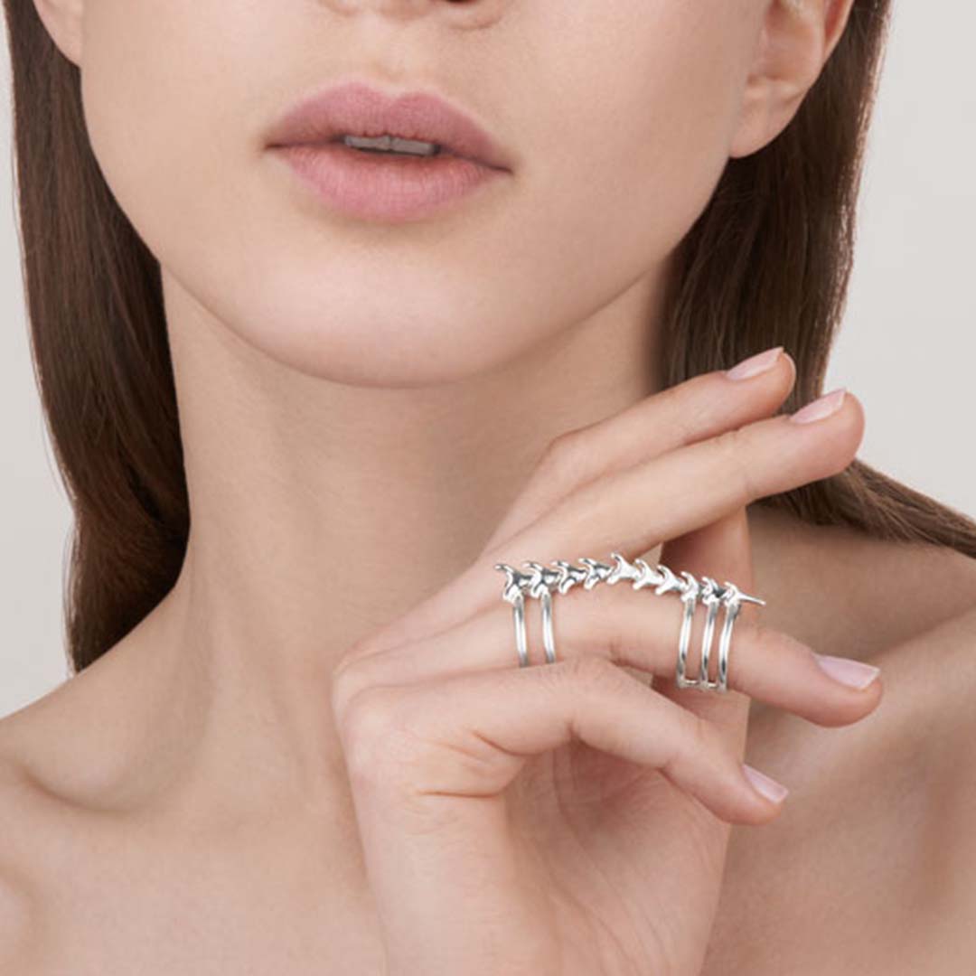 Shaun Leane Serpent's Trace Long Ring - Silver