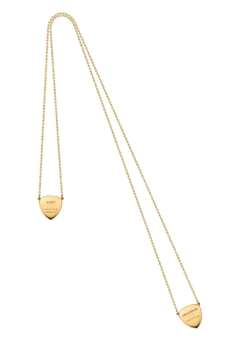 Shaun Leane Signum Butterfly Hope & Devotion Bee Scapular - 18ct Yellow Gold Dusk & Mist Enamel