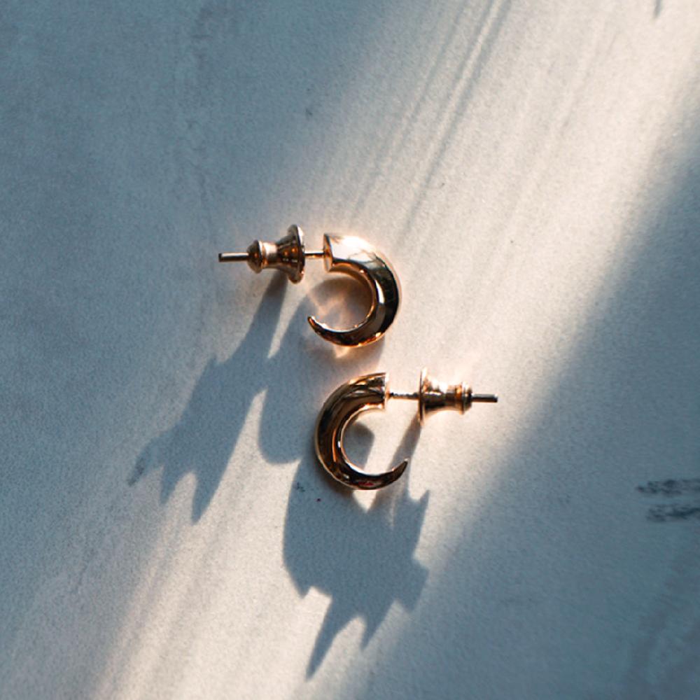 Shaun Leane Talon Cat Claw Hoop Earrings - Rose Gold Vermeil
