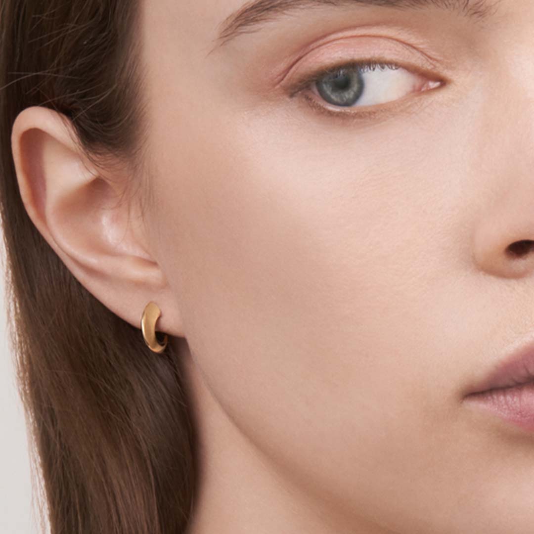 Shaun Leane Talon Cat Claw Hoop Earrings - Rose Gold Vermeil