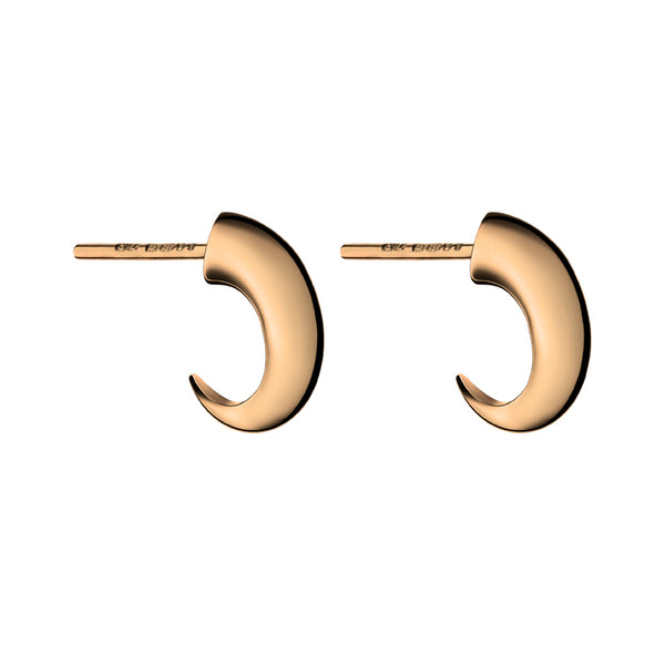 shaun leane Talon Cat Claw Hoop Earrings - Rose Gold Vermeil