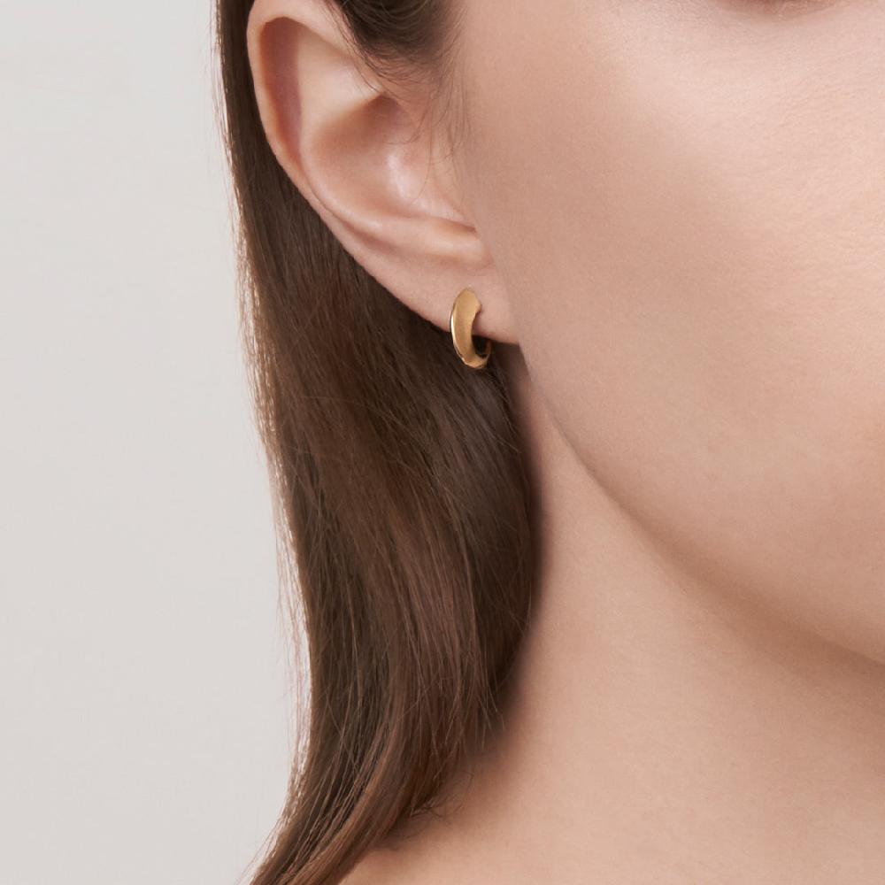 Shaun Leane Talon Cat Claw Hoop Earrings - Yellow Gold Vermeil