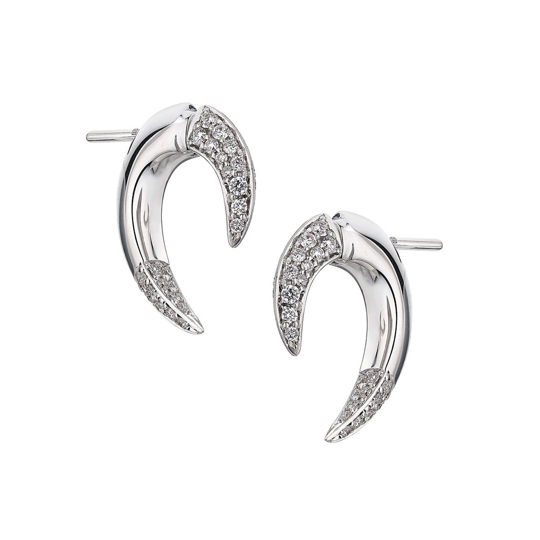 Shaun Leane Talon Fine Earrings - 18ct White Gold & Diamond