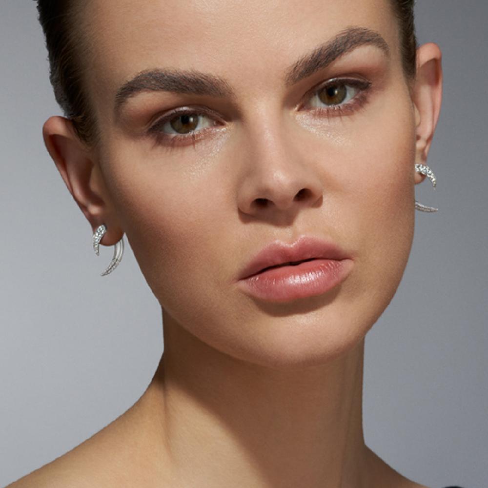 Shaun Leane Talon Fine Large Earrings - 18ct White Gold & Diamond