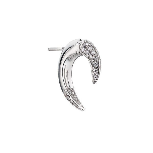 shaun leane Talon Fine Single Earring - 18ct White Gold and Diamond