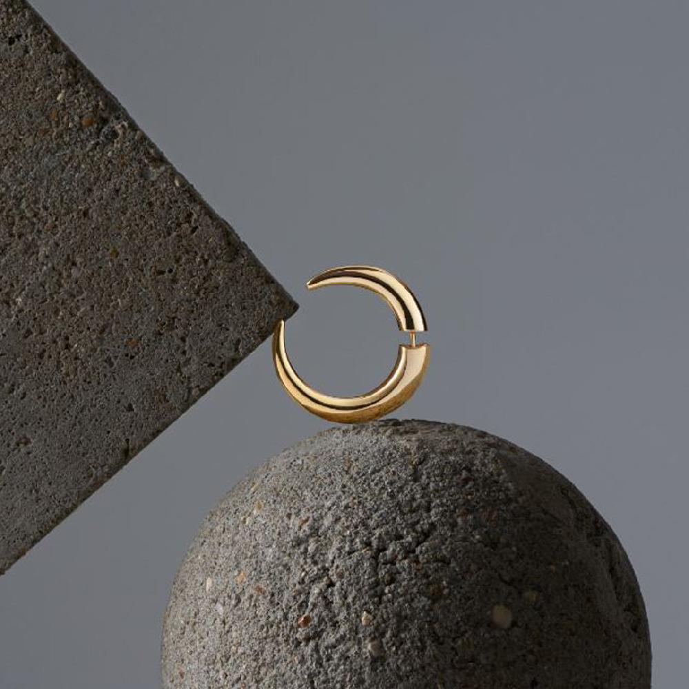 Shaun Leane Talon Large Hoop Earrings - Yellow Gold Vermeil