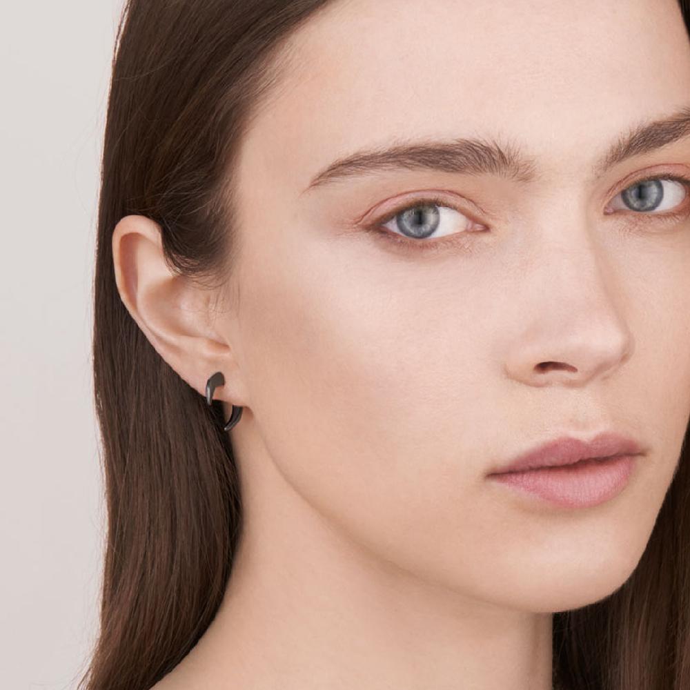 Shaun Leane Talon Mini Earrings - Silver Black Rhodium