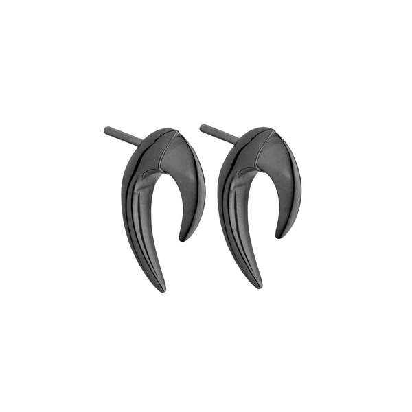 shaun leane Talon Mini Earrings - Silver Black Rhodium