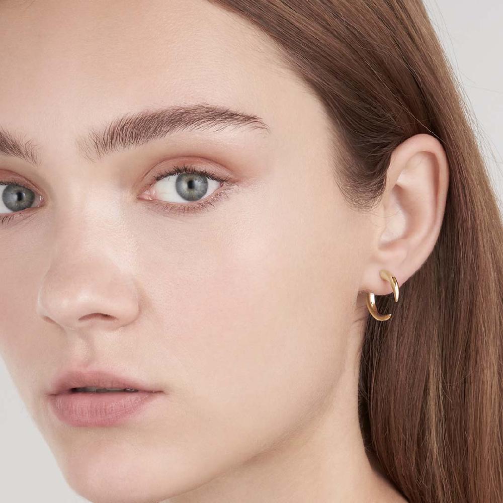 Shaun Leane Talon Small Hoop Earrings - Yellow Gold Vermeil
