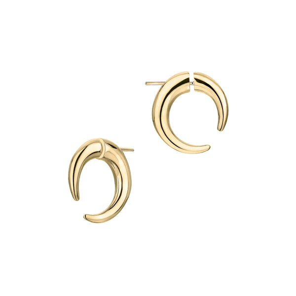shaun leane Talon Small Hoop Earrings - Yellow Gold Vermeil
