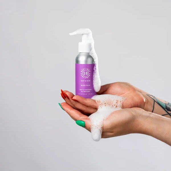 shay & blue Black Tulip Hand & Body Wash 100ml