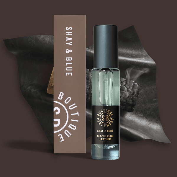 Shay & Blue Blacks Club Leather Fragrance Noir 10ml