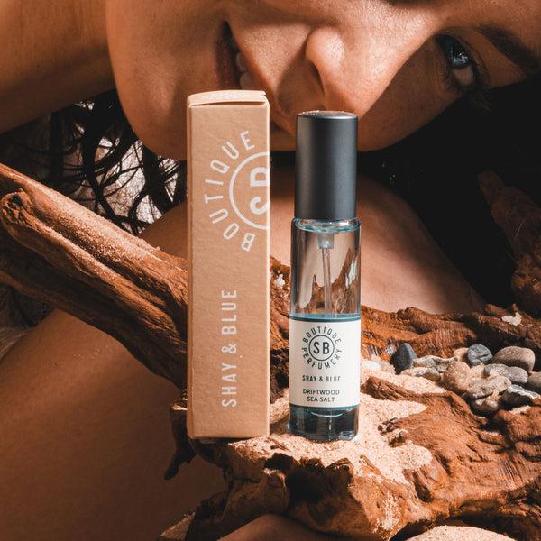 shay & blue Driftwood Sea Salt Fragrance 10ml