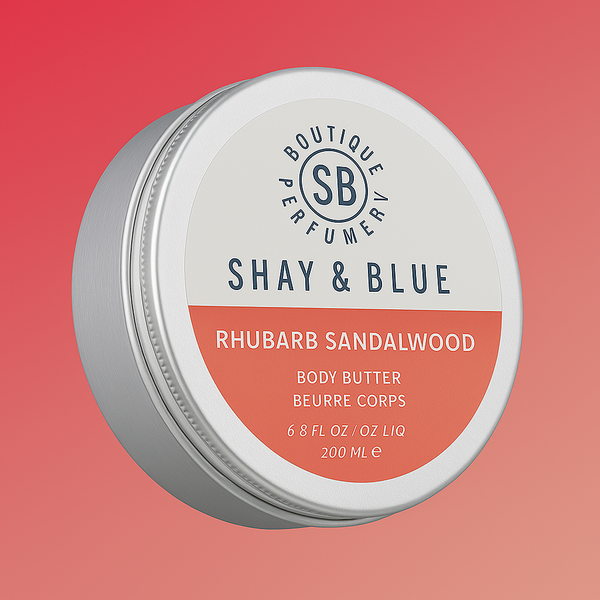 Shay & Blue Rhubarb Sandalwood Body Butter 200ml