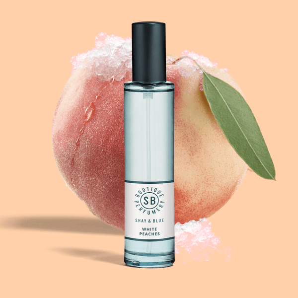 shay & blue White Peaches Fragrance 30ml