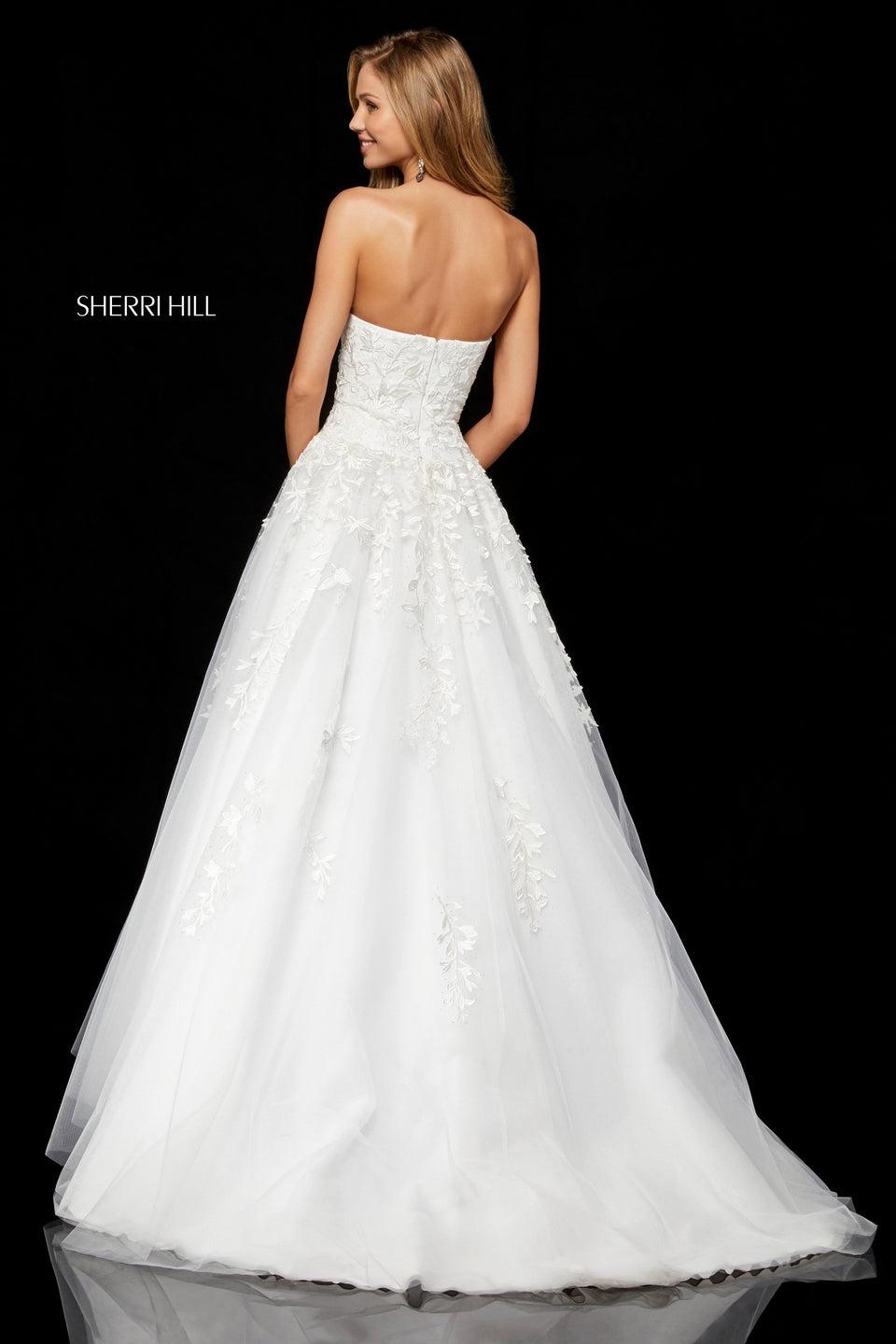 Sherri Hill Beaded Jumpsuit With Multi Beaded Waistband